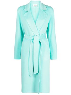 P.A.R.O.S.H. belted wrap coat - Green