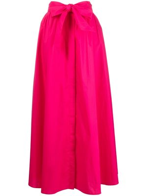 P.A.R.O.S.H. bow-detail A-line skirt - Pink