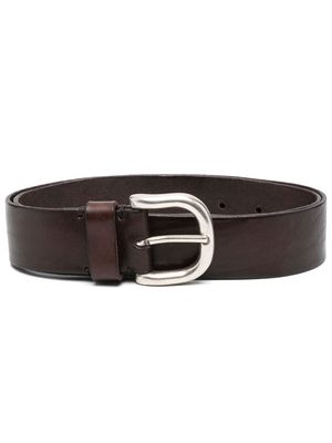 P.A.R.O.S.H. buckle-fastening leather belt - Brown