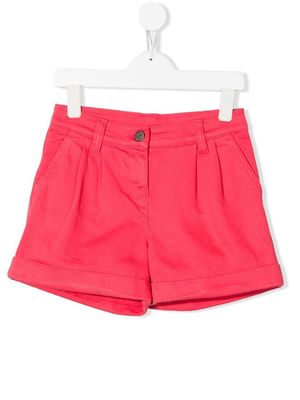 P.A.R.O.S.H. Cabare pleat-detail shorts - Pink