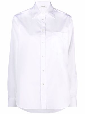 P.A.R.O.S.H. chest-pocket cotton shirt - White