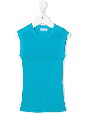 P.A.R.O.S.H. Cipria ribbed-knit vest - Blue