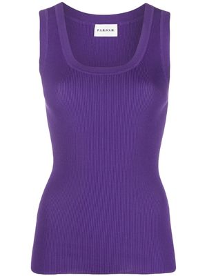 P.A.R.O.S.H. Cipria sleeveless knitted top - Purple