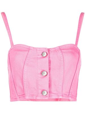 P.A.R.O.S.H. cotton bustier top - Pink