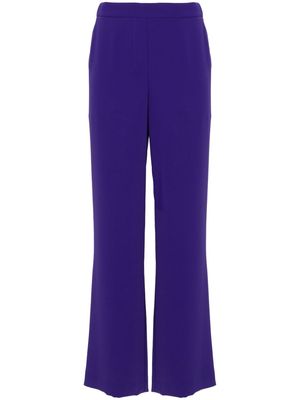 P.A.R.O.S.H. crepe mid-rise trousers - Purple