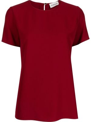 P.A.R.O.S.H. crepe short-sleeved top - Red