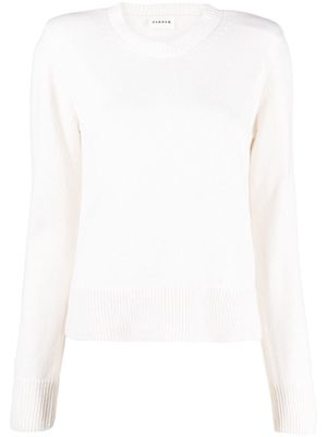 P.A.R.O.S.H. crew-neck knitted jumper - White