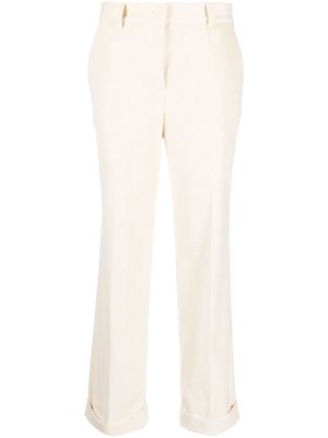 P.A.R.O.S.H. cropped corduroy trousers - Neutrals
