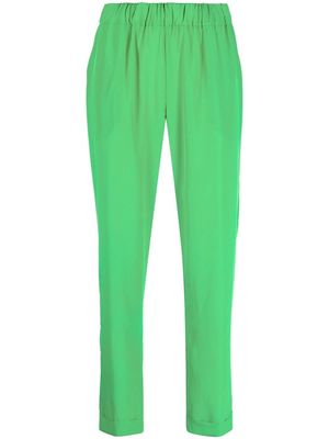 P.A.R.O.S.H. cropped drop-crotch trousers - Green