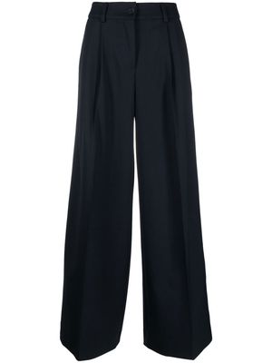 P.A.R.O.S.H. cropped wide-leg trousers - Blue