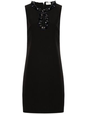 P.A.R.O.S.H. crystal-embellished mini dress - Black
