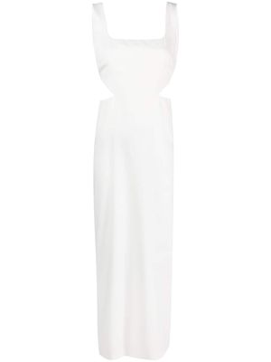 P.A.R.O.S.H. cut-out detail maxi dress - White