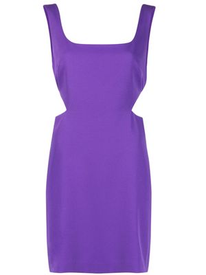 P.A.R.O.S.H. cut-out detail mini dress - Purple