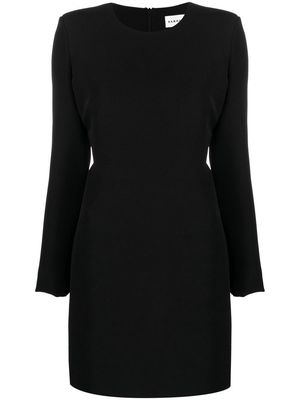 P.A.R.O.S.H. cut-out long-sleeved minidress - Black