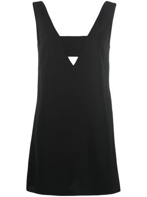 P.A.R.O.S.H. cut-out sleeveless shift dress - Black