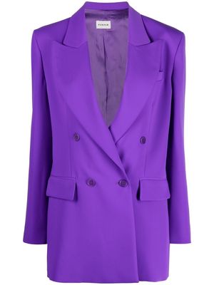 P.A.R.O.S.H. double-breasted tailored blazer - Purple