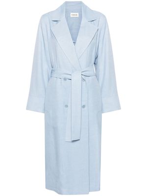 P.A.R.O.S.H. double-breasted trench coat - Blue