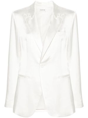 P.A.R.O.S.H. dragon-embroidered twill blazer - White