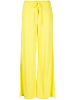 P.A.R.O.S.H. drawstring-waist knitted pants - Yellow