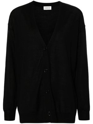 P.A.R.O.S.H. drop-shoulder fine-knit cardigan - Black