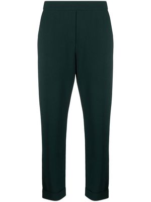 P.A.R.O.S.H. elasticated cropped trousers - Green