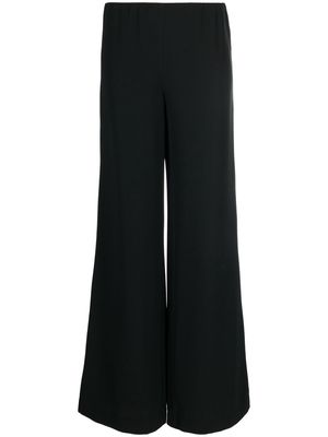 P.A.R.O.S.H. elasticated flared trousers - Black