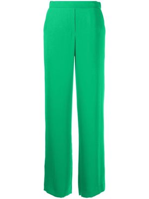 P.A.R.O.S.H. elasticated straight-leg trousers - Green