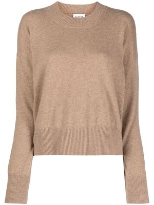 P.A.R.O.S.H. fine-knit cashmere sweatshirt - Brown