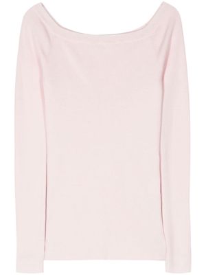 P.A.R.O.S.H. fine-ribbed jumper - Pink