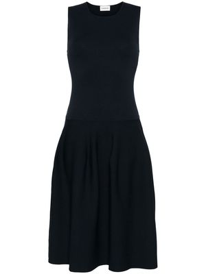 P.A.R.O.S.H. flared knitted dress - Blue