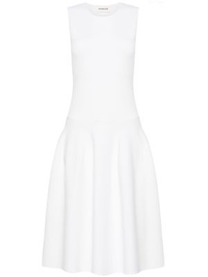P.A.R.O.S.H. flared knitted dress - White