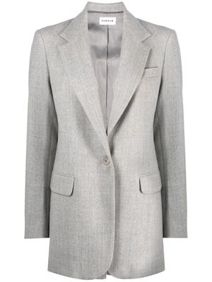 P.A.R.O.S.H. Giacca virgin wool-blend blazer - Grey