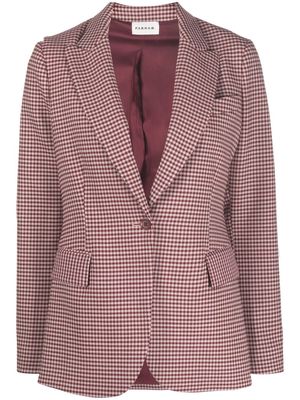 P.A.R.O.S.H. gingham-check tailored blazer