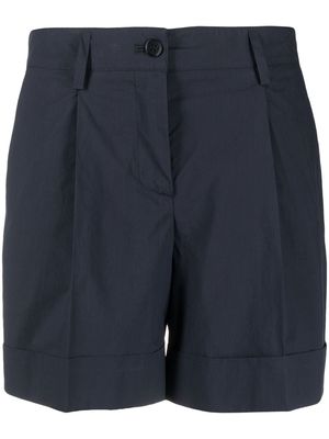 P.A.R.O.S.H. high-rise buttoned shorts - Blue