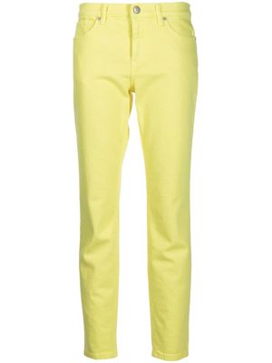 P.A.R.O.S.H. high-rise slim-fit jeans - Yellow