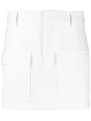 P.A.R.O.S.H. high-waist pockets miniskirt - Neutrals