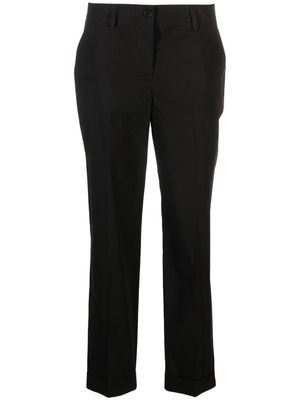 P.A.R.O.S.H. high-waist tapered trousers - Black