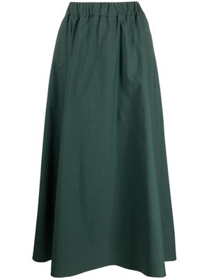 P.A.R.O.S.H. high-waisted cotton maxi skirt - Green