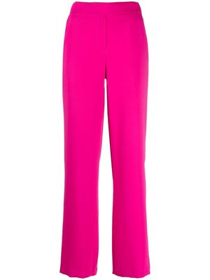 P.A.R.O.S.H. high-waisted wide-leg trousers - Pink