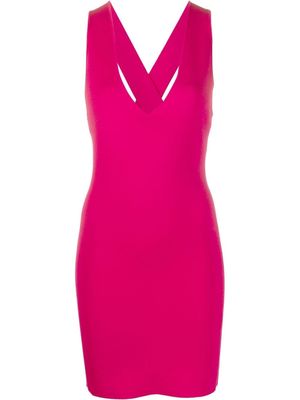 P.A.R.O.S.H. knitted bodycon dress - Pink