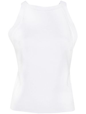 P.A.R.O.S.H. knitted halterneck top - White