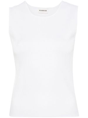 P.A.R.O.S.H. knitted tank top - White