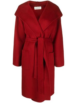 P.A.R.O.S.H. Leak wool midi coat - Red