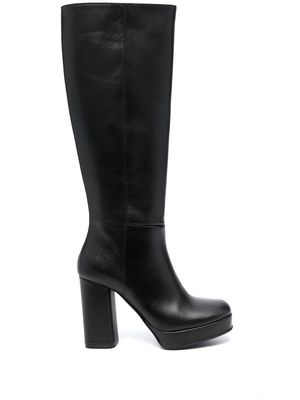 P.A.R.O.S.H. leather 120mm boots - Black