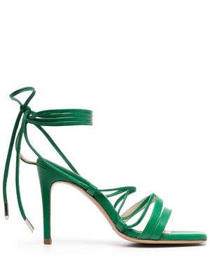 P.A.R.O.S.H. leather ankle-tie sandals - Green