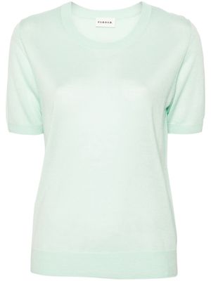 P.A.R.O.S.H. Linfa short-sleeve fine-knit top - Green