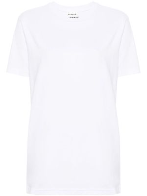 P.A.R.O.S.H. logo-embroidered cotton T-shirt - White