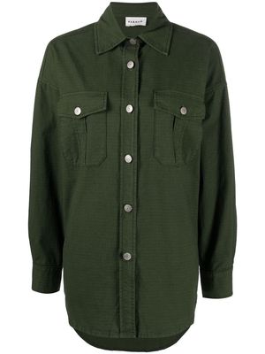 P.A.R.O.S.H. long-sleeve chest-pocket shirt - Green