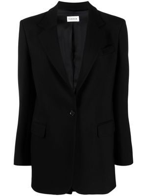 P.A.R.O.S.H. long-sleeve single-breasted blazer - Black