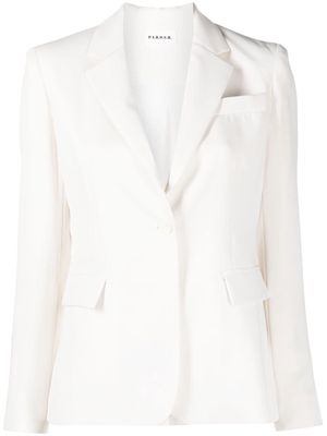 P.A.R.O.S.H. long-sleeve single-breasted blazer - Neutrals